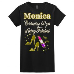 GLITZY GOLD 60TH BIRTHDAY FABULOUS DIVA