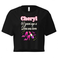 Ladies Festival Cali Crop Top Tee