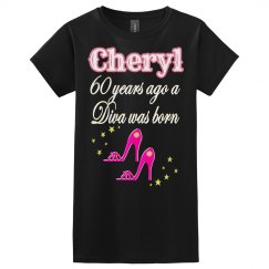 PINK 60TH BIRTHDAY SHOE LOVER DESIGN