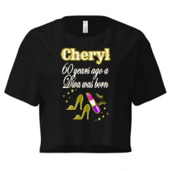 Ladies Festival Cali Crop Top Tee