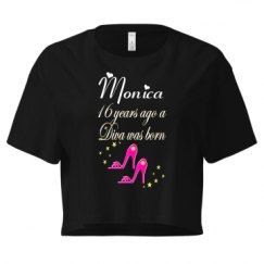 Ladies Festival Cali Crop Top Tee