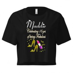 Ladies Festival Cali Crop Top Tee