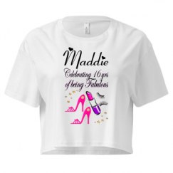 Ladies Festival Cali Crop Top Tee