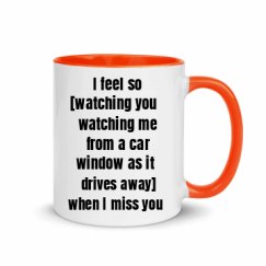 11oz Ceramic Mug with Color Inside