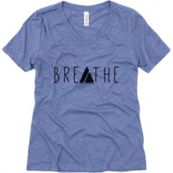 Ladies Relaxed Fit Super Soft Triblend V-Neck Tee