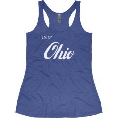 Ladies Slim Fit Super Soft Racerback Triblend Tank