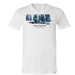 Unisex V-Neck Jersey Tee