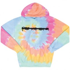 Unisex Tie-Dye Fleece Hoodie
