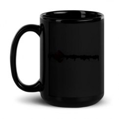 15oz Black Glossy Mug