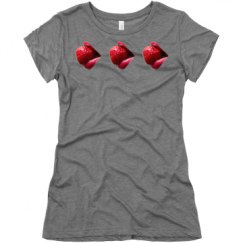Ladies Slim Fit Super Soft Triblend Tee