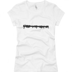 Ladies Slim Fit Basic Promo Jersey Tee