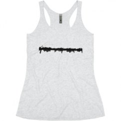 Ladies Slim Fit Super Soft Racerback Triblend Tank