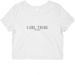 Ladies Slim Fit Crop Top Tee