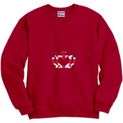 Unisex Film and Foil Crewneck Sweatshirt