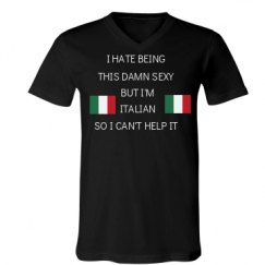 Unisex V-Neck Jersey Tee