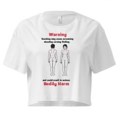 Ladies Festival Cali Crop Top Tee