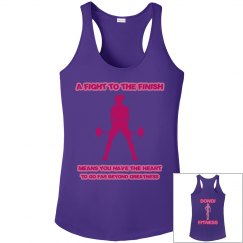 DONDIFITNESS LADIES ATHLETIC RACERBACK TANK TOP