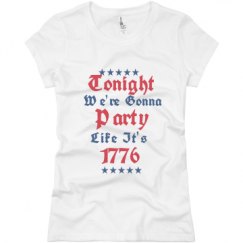 Ladies Slim Fit Basic Promo Jersey Tee