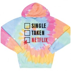 Unisex Tie-Dye Fleece Hoodie