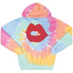 Unisex Tie-Dye Fleece Hoodie