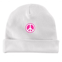 Neon Pink Peace Sign