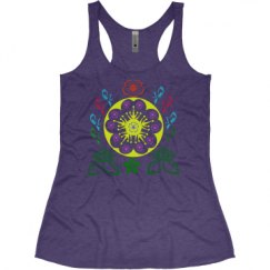 Ladies Slim Fit Super Soft Racerback Triblend Tank