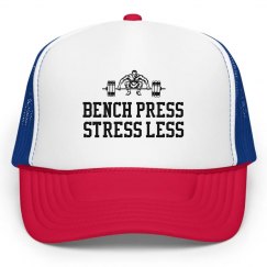 Bench Press Men Cap- True Red