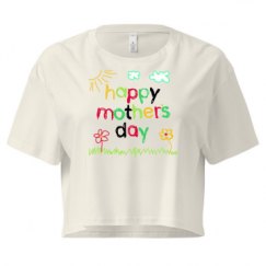 Ladies Festival Cali Crop Top Tee