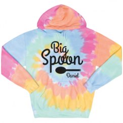 Unisex Tie-Dye Fleece Hoodie