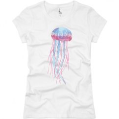 Ladies Slim Fit Basic Promo Jersey Tee