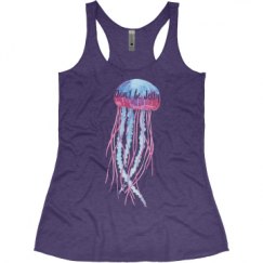 Ladies Slim Fit Super Soft Racerback Triblend Tank