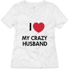 Ladies Relaxed Fit V-Neck Tee