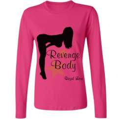 Ladies Relaxed Fit Basic Long Sleeve Tee