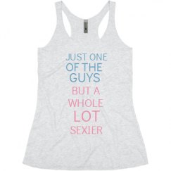 Ladies Slim Fit Super Soft Racerback Triblend Tank