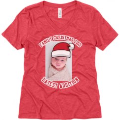 Ladies Relaxed Fit Super Soft Triblend V-Neck Tee