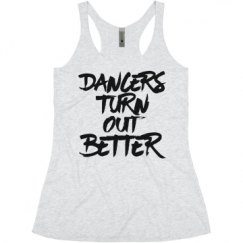 Ladies Slim Fit Super Soft Racerback Triblend Tank