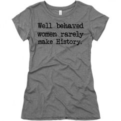 Ladies Slim Fit Super Soft Triblend Tee