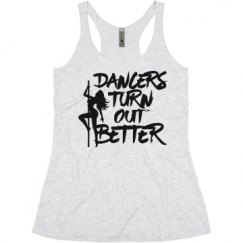 Ladies Slim Fit Super Soft Racerback Triblend Tank