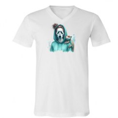 Unisex V-Neck Jersey Tee