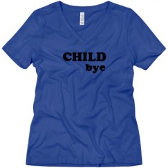 Ladies Relaxed Fit V-Neck Tee