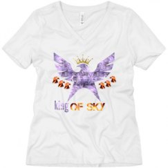 Ladies Relaxed Fit V-Neck Tee