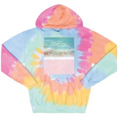 Unisex Tie-Dye Fleece Hoodie