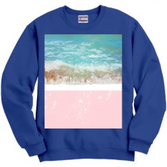 Unisex Film and Foil Crewneck Sweatshirt