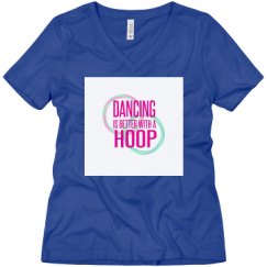 Ladies Relaxed Fit V-Neck Tee