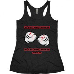 Ladies Slim Fit Super Soft Racerback Triblend Tank