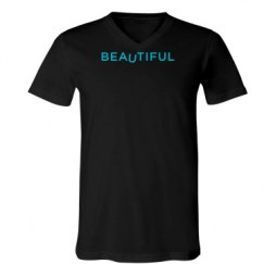 Unisex V-Neck Jersey Tee