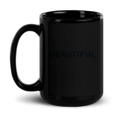 15oz Black Glossy Mug