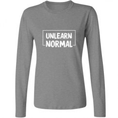 Ladies Relaxed Fit Basic Long Sleeve Tee