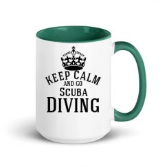 15oz Ceramic Mug with Color Inside