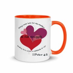 11oz Ceramic Mug with Color Inside